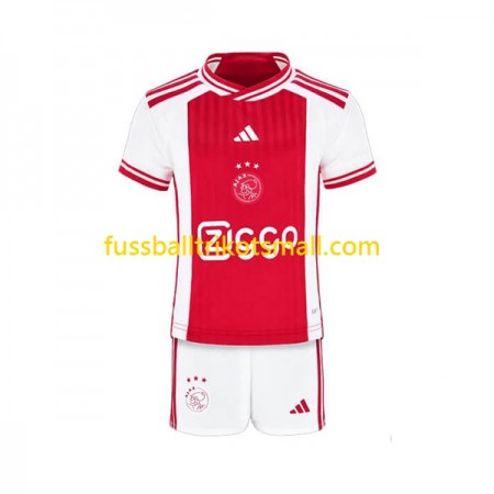 Fußballtrikots Ajax Amsterdam Kinder 2023-2024 Kurzarm Heimtrikotsatz kaufen